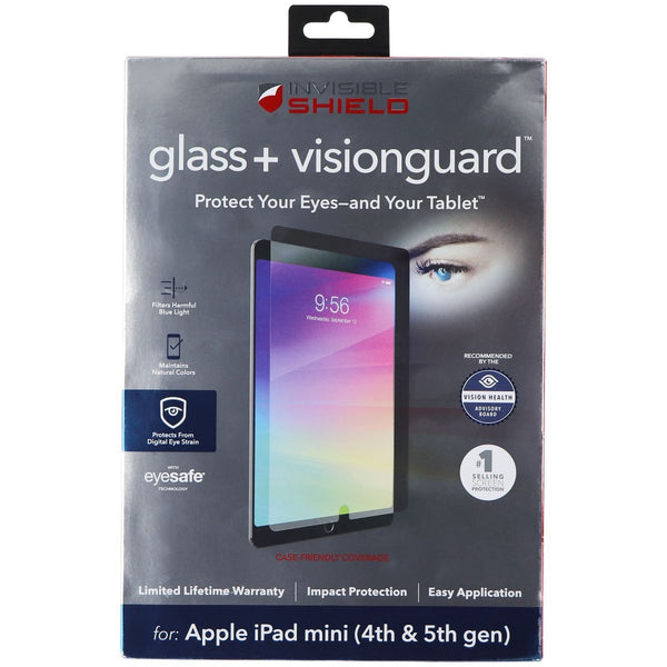 ZAGG InvisibleShield (Glass+ VisionGuard) for Apple iPad Mini 4th & 5th Gen - Zagg - Simple Cell Shop, Free shipping from Maryland!