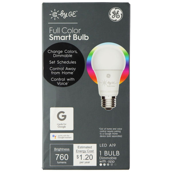 GE Full Color LED A19 Smart Bulb with App Control and Works with Google (60Watt) - GE Lighting - Simple Cell Shop, Free shipping from Maryland!