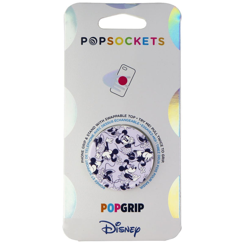 PopSockets: PopGrip w/ Swappable Top for Phones & Tablets - Minnie Lilac Pattern - PopSockets - Simple Cell Shop, Free shipping from Maryland!