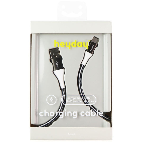 Heyday USB-C to USB Charging Cable (6FT) - Black/White - Heyday - Simple Cell Shop, Free shipping from Maryland!