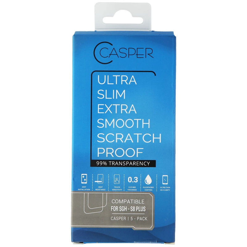 Casper Ultra Slim Glass Screen Protector for Samsung Galaxy S8 Plus - 5 Pack - Casper - Simple Cell Shop, Free shipping from Maryland!
