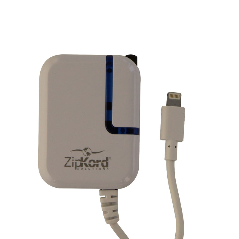ZipKord Wired Wall Charger for iPhones - White - ZipKord - Simple Cell Shop, Free shipping from Maryland!