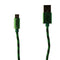 ZipKord (O75LICWP) 3Ft Charge and Sync Data Cable for Micro USB Devices - Green - ZipKord - Simple Cell Shop, Free shipping from Maryland!