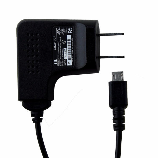 ZTE (STC - A22O50I700M5) 5V 700mA 4Ft Wall Charger for Micro USB Devices - Black - ZTE - Simple Cell Shop, Free shipping from Maryland!