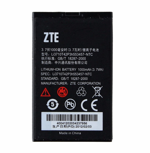 OEM ZTE Li3710T42P3h553457 900 mAh Replacement Battery for ZTE D930/R90/T90 - ZTE - Simple Cell Shop, Free shipping from Maryland!