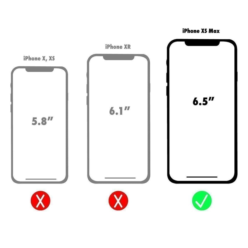 Verizon Slim Guard Clear Grip Case for iPhone XS Max - Clear / Gray - Verizon - Simple Cell Shop, Free shipping from Maryland!